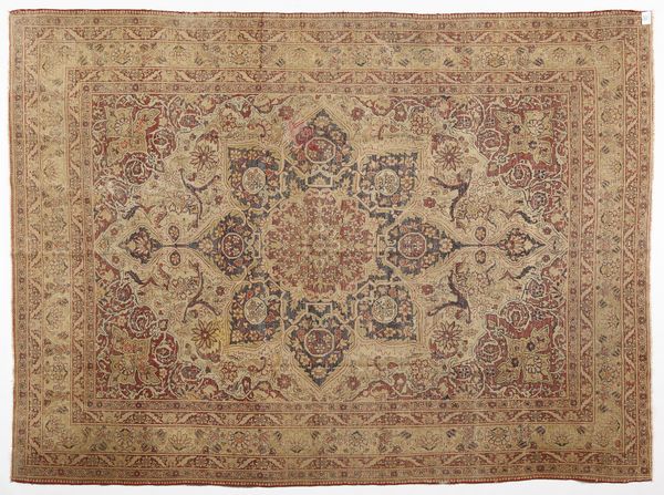 KIRMAN LAVER : Tappeto persiano  - Asta Asta 395 | ARTE ANTICA E DEL XIX SECOLO Online - Associazione Nazionale - Case d'Asta italiane