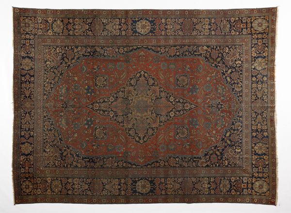 KASHAN : Tappeto Mothashem  - Asta Asta 395 | ARTE ANTICA E DEL XIX SECOLO Online - Associazione Nazionale - Case d'Asta italiane