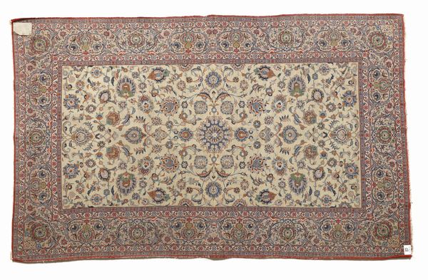 KASHAN : Tappeto persiano  - Asta Asta 395 | ARTE ANTICA E DEL XIX SECOLO Online - Associazione Nazionale - Case d'Asta italiane