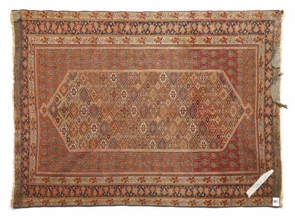 MANIFATTURA PERSIANA : Tappeto Neiriz  - Asta Asta 395 | ARTE ANTICA E DEL XIX SECOLO Online - Associazione Nazionale - Case d'Asta italiane