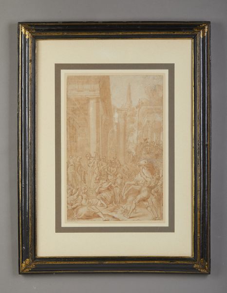 ARTISTA EMILIANO DEL XVII SECOLO : Totila, re dei Goti, davanti a San Benedetto  - Asta Asta 395 | ARTE ANTICA E DEL XIX SECOLO Online - Associazione Nazionale - Case d'Asta italiane