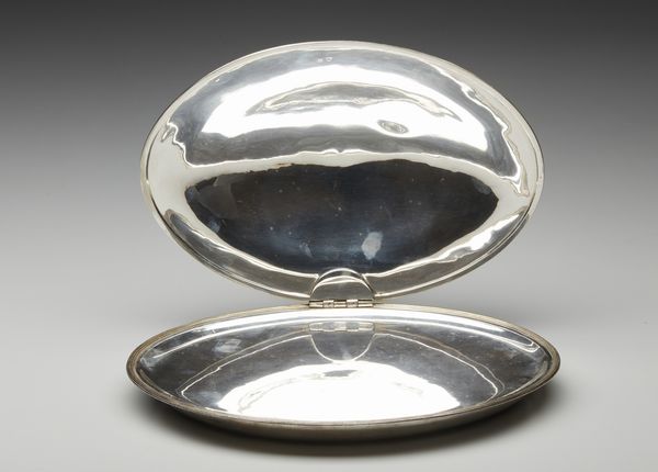 ARGENTIERE INGLESE DEL XVIII SECOLO : Conserva vivande di forma circolare in argento con manico in legno  - Asta Asta 395 | ARTE ANTICA E DEL XIX SECOLO Online - Associazione Nazionale - Case d'Asta italiane