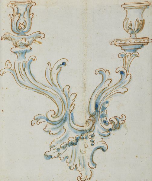 ARTISTA ITALIANO DEL XVIII SECOLO : Progetto per un'applique a due luci  - Asta Asta 395 | ARTE ANTICA E DEL XIX SECOLO Online - Associazione Nazionale - Case d'Asta italiane