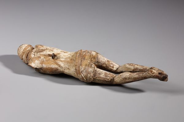 SCULTORE DEL XVI SECOLO : Corpus Christi in legno scolpito con tracce di policromia  - Asta Asta 395 | ARTE ANTICA E DEL XIX SECOLO Online - Associazione Nazionale - Case d'Asta italiane