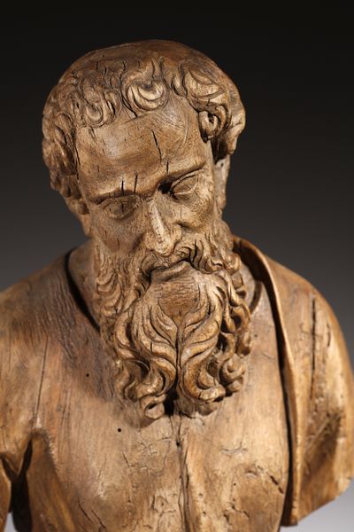 SCULTORE DEL XVII-XVIII SECOLO : Busto virile in legno scolpito  - Asta Asta 395 | ARTE ANTICA E DEL XIX SECOLO Online - Associazione Nazionale - Case d'Asta italiane