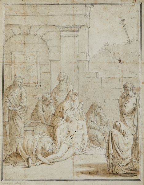 ARTISTA DEL XVIII SECOLO : Compianto sul Cristo morto  - Asta Asta 395 | ARTE ANTICA E DEL XIX SECOLO Online - Associazione Nazionale - Case d'Asta italiane
