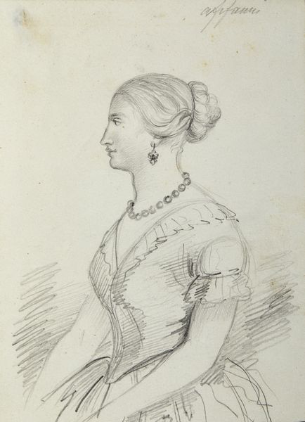 Scuola italiana del XIX secolo : Gruppo di quattro ritratti femminili e studi di volti  - Asta Asta 395 | ARTE ANTICA E DEL XIX SECOLO Online - Associazione Nazionale - Case d'Asta italiane