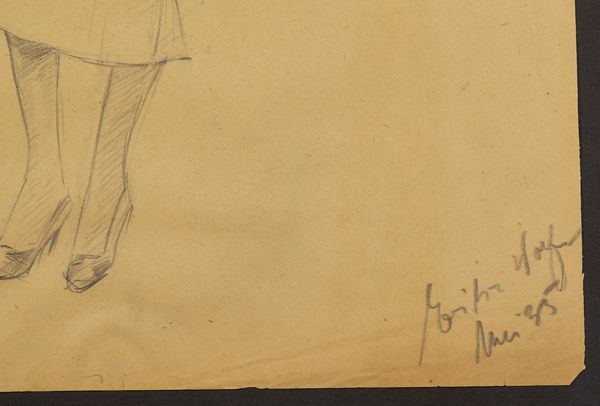 ARTISTA DEL XX SECOLO : Due studi di figure femminili in abbigliamento anni '30  - Asta Asta 395 | ARTE ANTICA E DEL XIX SECOLO Online - Associazione Nazionale - Case d'Asta italiane