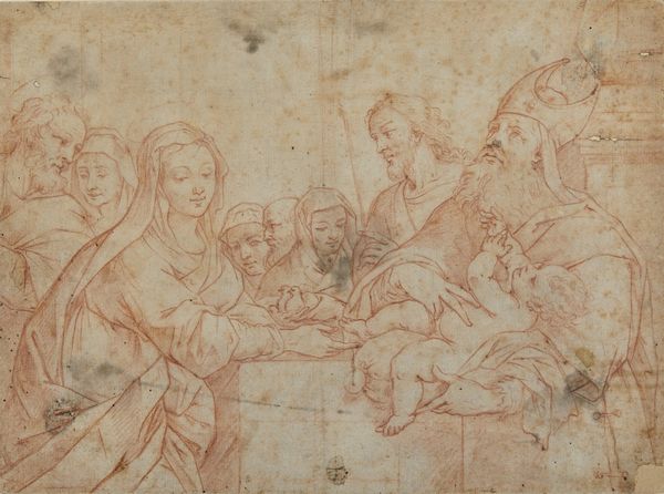 ARTISTA CENTROITALIANO DEL XVIII SECOLO : Presentazione di Ges al Tempio  - Asta Asta 395 | ARTE ANTICA E DEL XIX SECOLO Online - Associazione Nazionale - Case d'Asta italiane