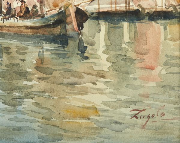 ARTISTA ITALIANO DEL XIX-XX SECOLO : Veduta di Venezia dal bacino di San Marco  - Asta Asta 395 | ARTE ANTICA E DEL XIX SECOLO Online - Associazione Nazionale - Case d'Asta italiane