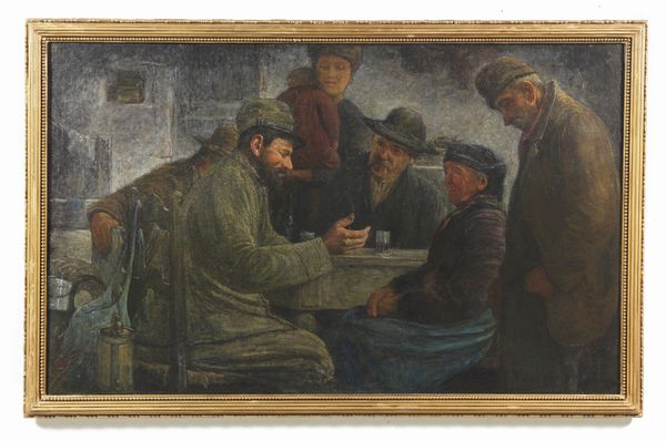 BARBIERI GIOVANNI BATTISTA (1858 - 1926) : Il racconto del soldato  - Asta Asta 395 | ARTE ANTICA E DEL XIX SECOLO Online - Associazione Nazionale - Case d'Asta italiane