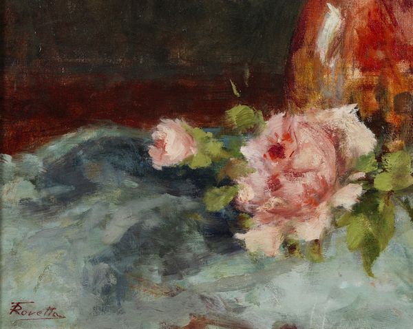 ROVETTA  FRANCESCO (1849 - 1932) : Vaso di fiori  - Asta Asta 395 | ARTE ANTICA E DEL XIX SECOLO Online - Associazione Nazionale - Case d'Asta italiane