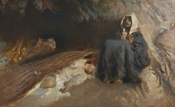 CARELLI AUGUSTO (1871 - 1940) : Le tentazioni di Sant'Antonio.  - Asta Asta 395 | ARTE ANTICA E DEL XIX SECOLO Online - Associazione Nazionale - Case d'Asta italiane