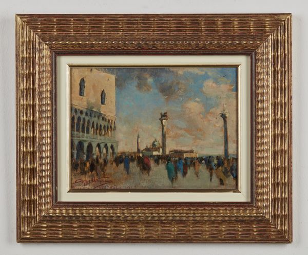 BELTRAME ACHILLE (1871 - 1945) : Piazza San Marco  - Asta Asta 395 | ARTE ANTICA E DEL XIX SECOLO Online - Associazione Nazionale - Case d'Asta italiane