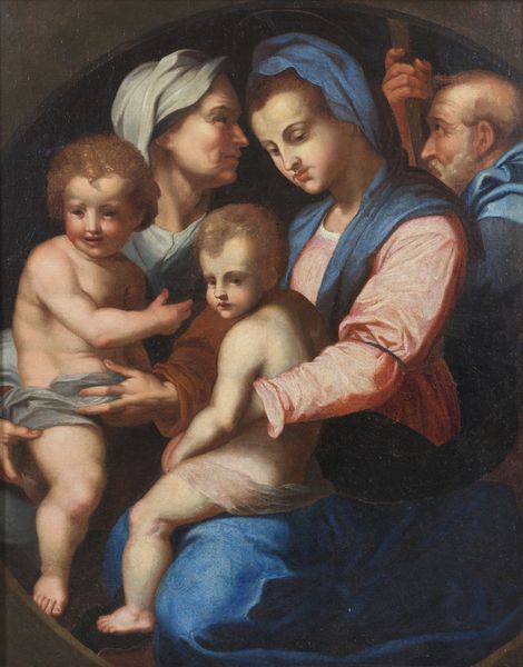 ARTISTA DEL XVI SECOLO : Sacra famiglia  - Asta Asta 395 | ARTE ANTICA E DEL XIX SECOLO Online - Associazione Nazionale - Case d'Asta italiane