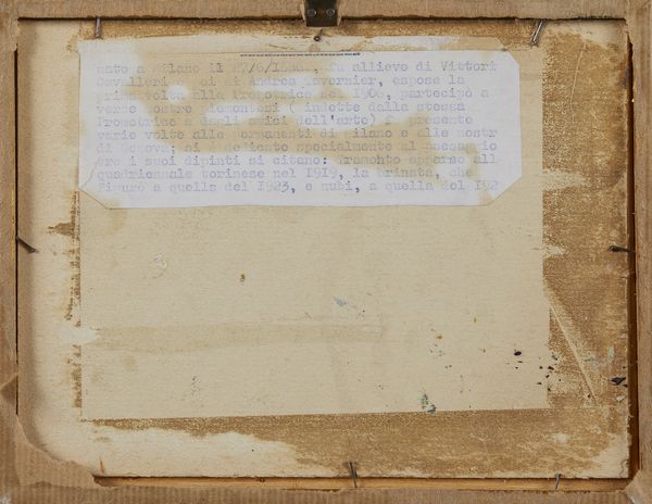 MERLO METELLO (1886 - 1964) : Paesaggio fluviale  - Asta Asta 395 | ARTE ANTICA E DEL XIX SECOLO Online - Associazione Nazionale - Case d'Asta italiane