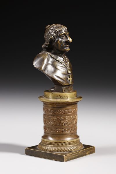 BRONZISTA DEL XIX SECOLO : Busto in bronzo raffigurante ecclesiastico  - Asta Asta 395 | ARTE ANTICA E DEL XIX SECOLO Online - Associazione Nazionale - Case d'Asta italiane