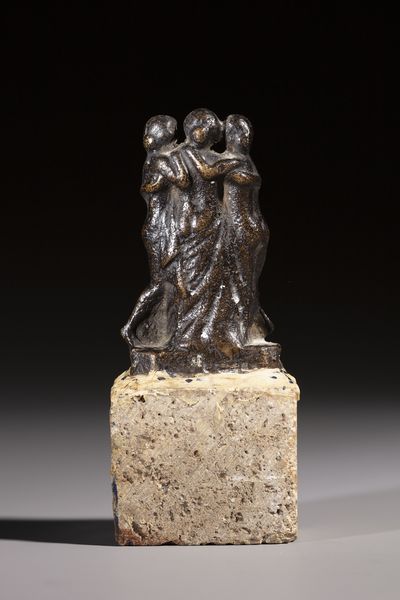 BRONZISTA DEL XIX SECOLO : Tre Grazie  - Asta Asta 395 | ARTE ANTICA E DEL XIX SECOLO Online - Associazione Nazionale - Case d'Asta italiane