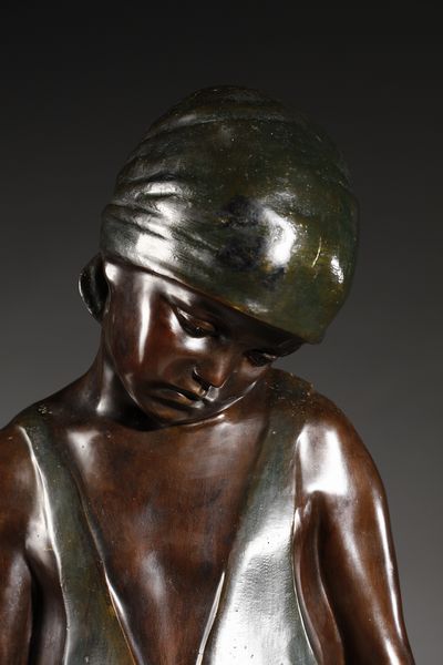 AURISICCHIO VINCENZO (1855 - 1926) : Bambina  - Asta Asta 395 | ARTE ANTICA E DEL XIX SECOLO Online - Associazione Nazionale - Case d'Asta italiane