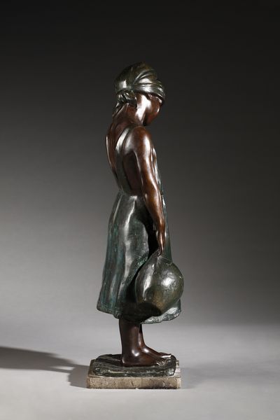 AURISICCHIO VINCENZO (1855 - 1926) : Bambina  - Asta Asta 395 | ARTE ANTICA E DEL XIX SECOLO Online - Associazione Nazionale - Case d'Asta italiane