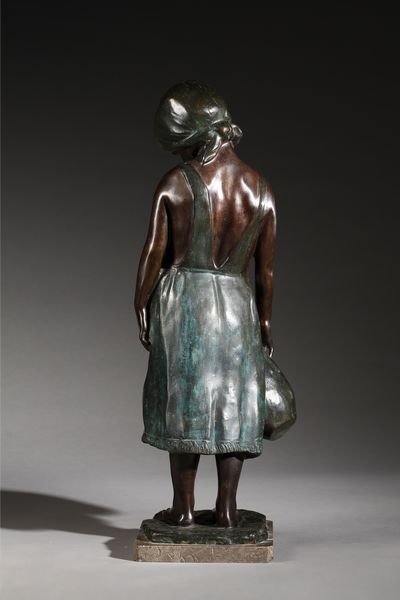 AURISICCHIO VINCENZO (1855 - 1926) : Bambina  - Asta Asta 395 | ARTE ANTICA E DEL XIX SECOLO Online - Associazione Nazionale - Case d'Asta italiane