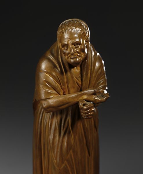 SCULTORE DEL XX SECOLO : Coppia di sculture in terracotta raffiguranti popolani  - Asta Asta 395 | ARTE ANTICA E DEL XIX SECOLO Online - Associazione Nazionale - Case d'Asta italiane