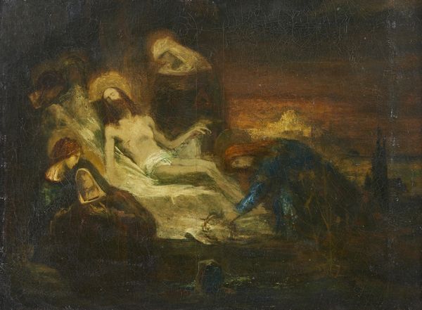 MARCEL-BERONNEAU PIERRE AM�D�E (1869 - 1837) : La deposizione nel sepolcro  - Asta Asta 395 | ARTE ANTICA E DEL XIX SECOLO Online - Associazione Nazionale - Case d'Asta italiane