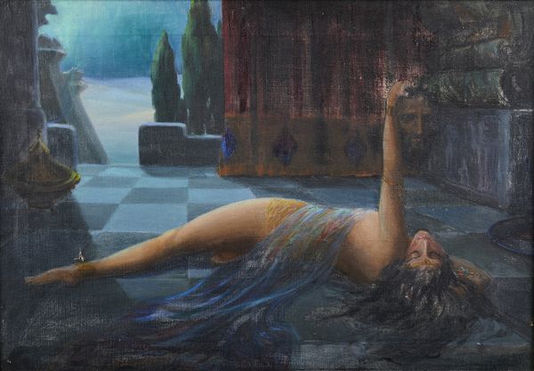 ZVETKOFF (XX SECOLO) ALEXIS : Salom� con la testa del Battista  - Asta Asta 395 | ARTE ANTICA E DEL XIX SECOLO Online - Associazione Nazionale - Case d'Asta italiane