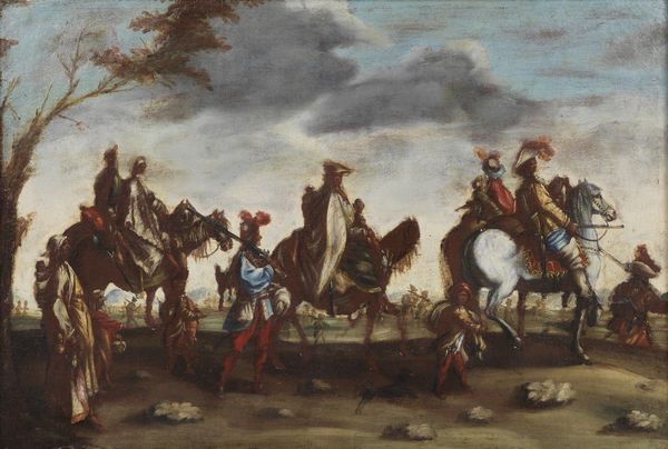 ARTISTA FRANCESE DEL XVII SECOLO : Les Boh�miens en Marche: L'avant-garde  - Asta Asta 395 | ARTE ANTICA E DEL XIX SECOLO Online - Associazione Nazionale - Case d'Asta italiane