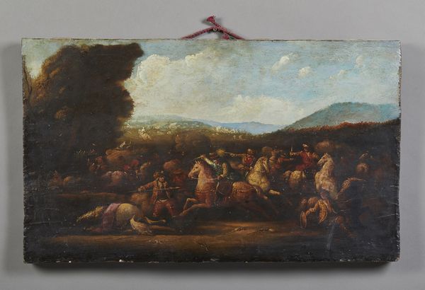 ARTISTA DEL XVII SECOLO : Scena di battaglia  - Asta Asta 395 | ARTE ANTICA E DEL XIX SECOLO Online - Associazione Nazionale - Case d'Asta italiane