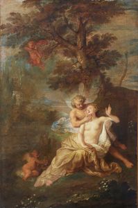 ARTISTA FRANCESE DEL XVIII SECOLO - Flora e Zefiro