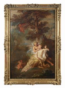 ARTISTA FRANCESE DEL XVIII SECOLO : Flora e Zefiro  - Asta Asta 395 | ARTE ANTICA E DEL XIX SECOLO Online - Associazione Nazionale - Case d'Asta italiane