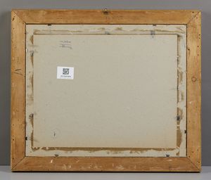 ARTISTA FRANCESE DEL XIX SECOLO : Paesaggio naturale con cascata e figure  - Asta Asta 395 | ARTE ANTICA E DEL XIX SECOLO Online - Associazione Nazionale - Case d'Asta italiane