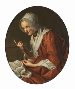 ARTISTA FRANCESE DEL XVIII SECOLO : Coppia di dipinti raffiguranti ritratto di Marie Anne Fillion e Sanson Pierre Darr� de Loupeigne  - Asta Asta 395 | ARTE ANTICA E DEL XIX SECOLO Online - Associazione Nazionale - Case d'Asta italiane