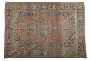 KASHAN : Tappeto Mothashem  - Asta Asta 395 | ARTE ANTICA E DEL XIX SECOLO Online - Associazione Nazionale - Case d'Asta italiane