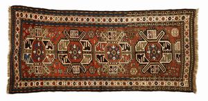 KARABAGH - Tappeto con gul ad animali