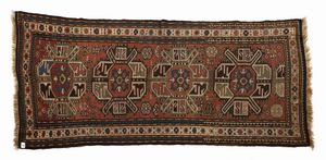 KARABAGH : Tappeto con gul ad animali  - Asta Asta 395 | ARTE ANTICA E DEL XIX SECOLO Online - Associazione Nazionale - Case d'Asta italiane