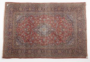 MANIFATTURA PERSIANA : Tappeto Kashan  - Asta Asta 395 | ARTE ANTICA E DEL XIX SECOLO Online - Associazione Nazionale - Case d'Asta italiane