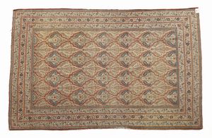 QUM, IRAN : Tappeto persiano  - Asta Asta 395 | ARTE ANTICA E DEL XIX SECOLO Online - Associazione Nazionale - Case d'Asta italiane