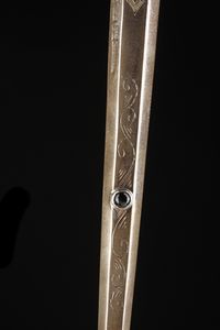 ARGENTIERE RUSSO DEL XIX SECOLO : Yad Torah con inserti in pietra nera.  - Asta Asta 395 | ARTE ANTICA E DEL XIX SECOLO Online - Associazione Nazionale - Case d'Asta italiane