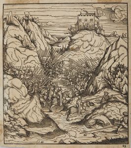 BURGKMAIR HANS (1473 - 1531) - Battaglia di Cadore