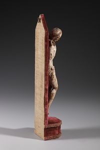 SCULTORE DEL XVI SECOLO : Corpus Christi in legno scolpito con tracce di policromia  - Asta Asta 395 | ARTE ANTICA E DEL XIX SECOLO Online - Associazione Nazionale - Case d'Asta italiane