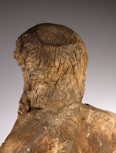SCULTORE DEL XVII-XVIII SECOLO : Busto virile in legno scolpito  - Asta Asta 395 | ARTE ANTICA E DEL XIX SECOLO Online - Associazione Nazionale - Case d'Asta italiane