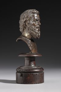 SCULTORE FIORENTINO DEL XVII-XVIII SECOLO : Busto di filosofo  - Asta Asta 395 | ARTE ANTICA E DEL XIX SECOLO Online - Associazione Nazionale - Case d'Asta italiane