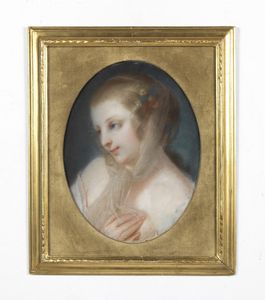 ARTISTA DEL XIX SECOLO : Ritratto di gentildonna  - Asta Asta 395 | ARTE ANTICA E DEL XIX SECOLO Online - Associazione Nazionale - Case d'Asta italiane