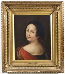 ARTISTA DEL XIX SECOLO : Ritratto di donna  - Asta Asta 395 | ARTE ANTICA E DEL XIX SECOLO Online - Associazione Nazionale - Case d'Asta italiane