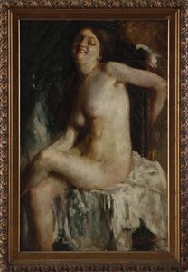 ARTISTA DEL XIX SECOLO : Nudo di donna  - Asta Asta 395 | ARTE ANTICA E DEL XIX SECOLO Online - Associazione Nazionale - Case d'Asta italiane