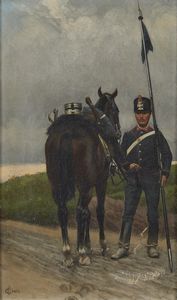 CORTI (XIX secolo) CAMILLO - Cavalleggero