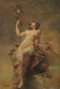 DETTI CESARE AUGUSTO (1847 - 1914) - Baccante