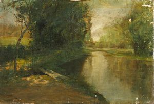 COSTANZO VITTORIO (1861 - 1898) - Lo stagno